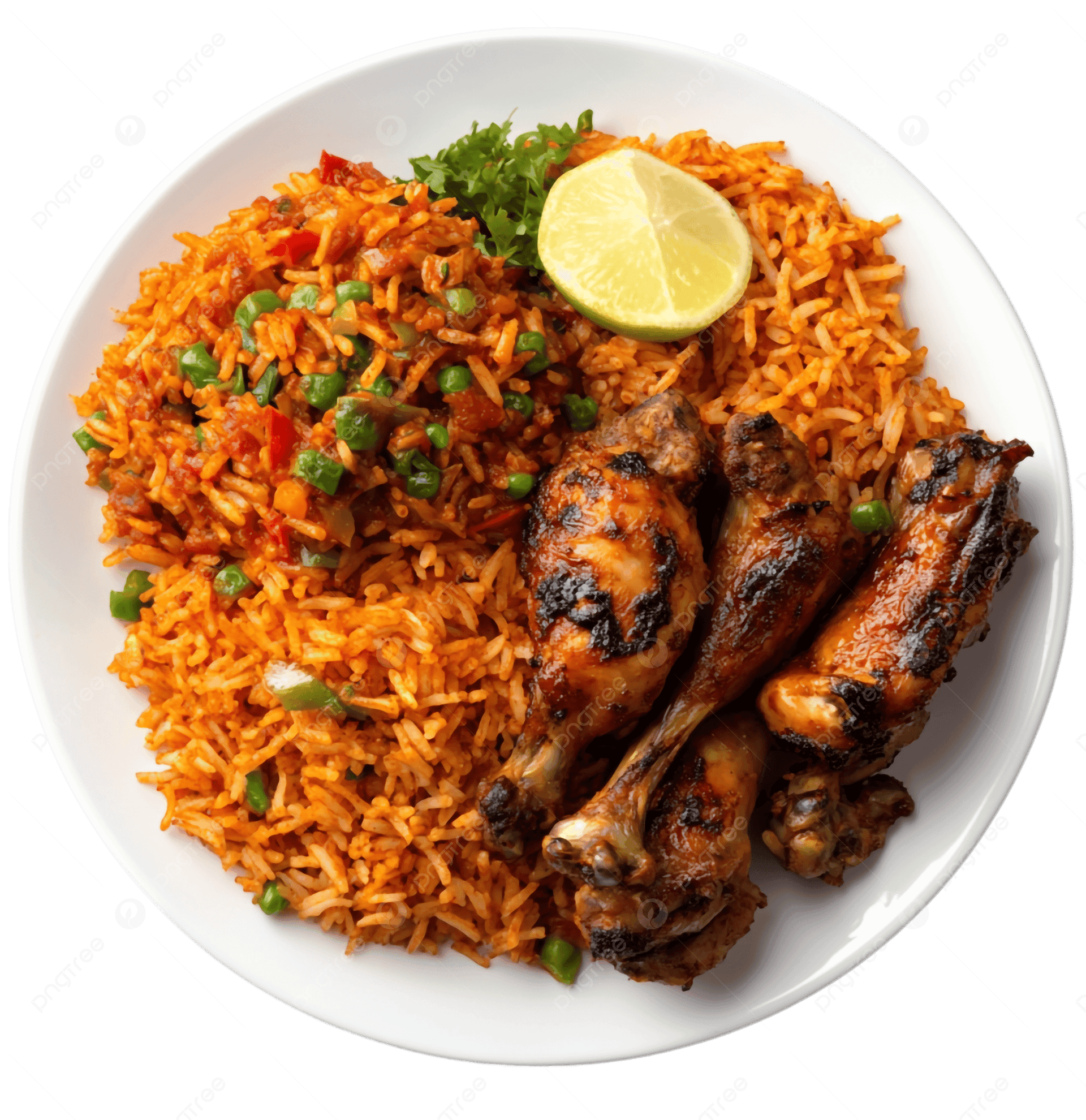 Party Jollof Rice + Chicken
